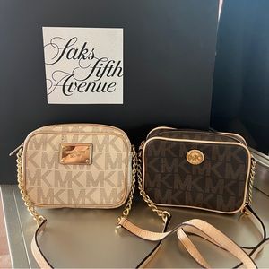 2 Michael Kors Travel Crossbody
